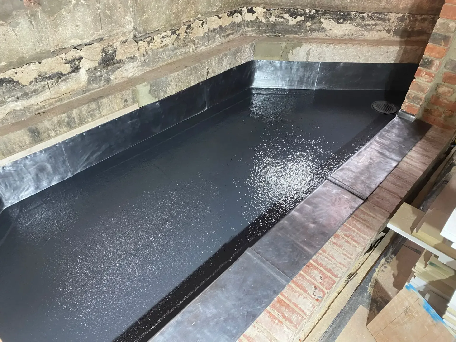 FLEXITEC liquid roofing system installed on a completed roof