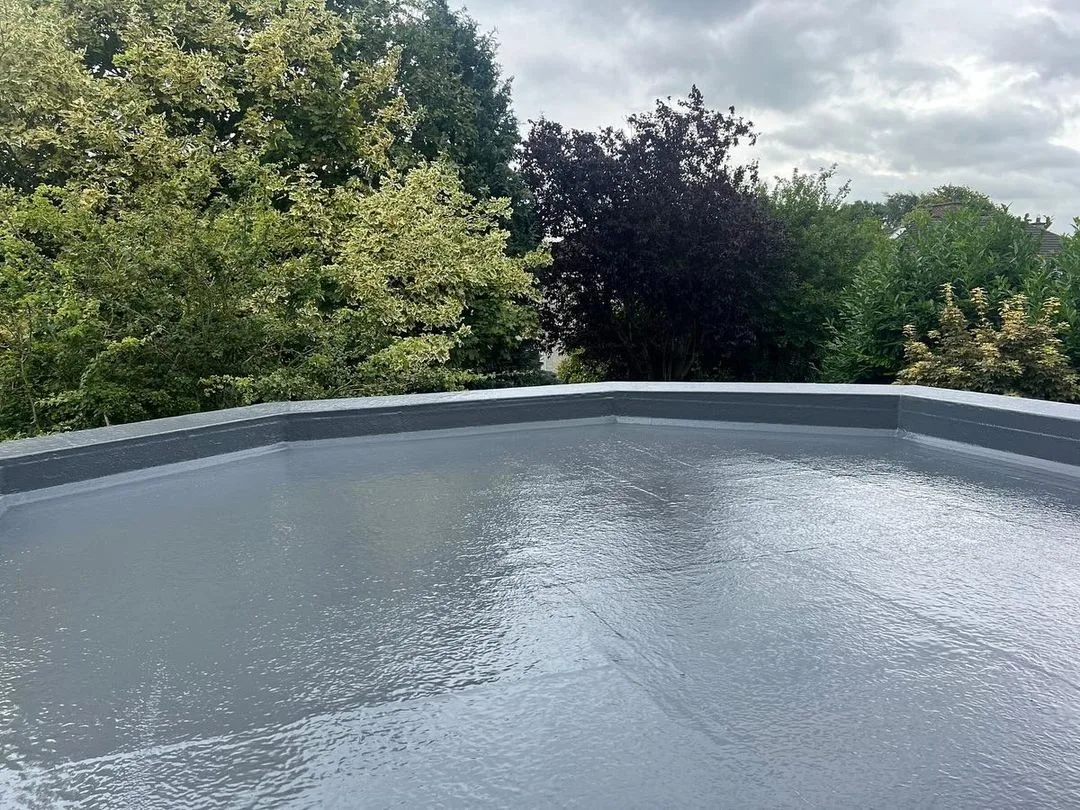 FLEXITEC liquid roofing system installed on a completed roof