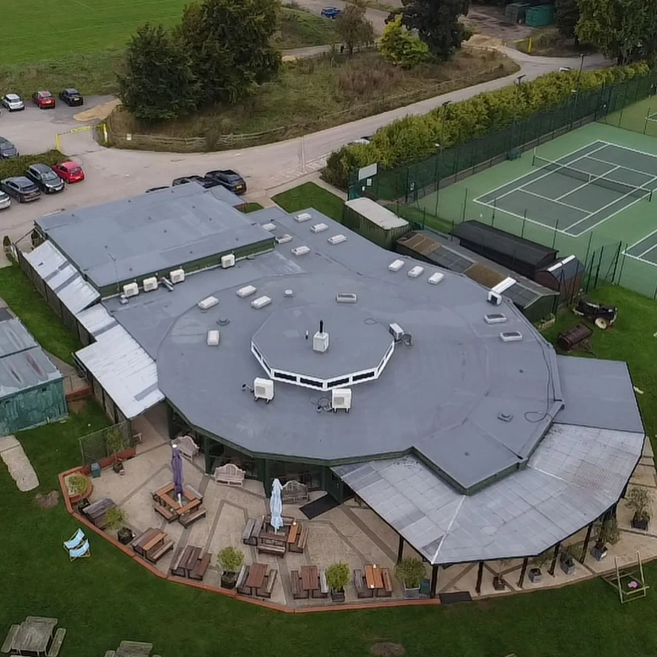 FLEXITEC liquid roofing system installed on a completed roof