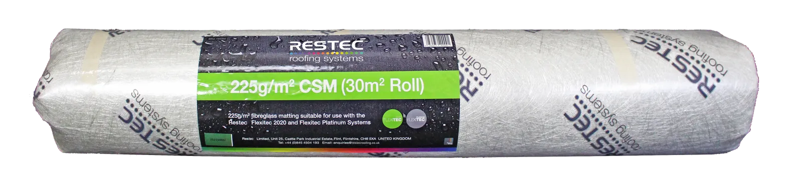 RESTEC 225g/m² chopped strand mat fibreglass roll