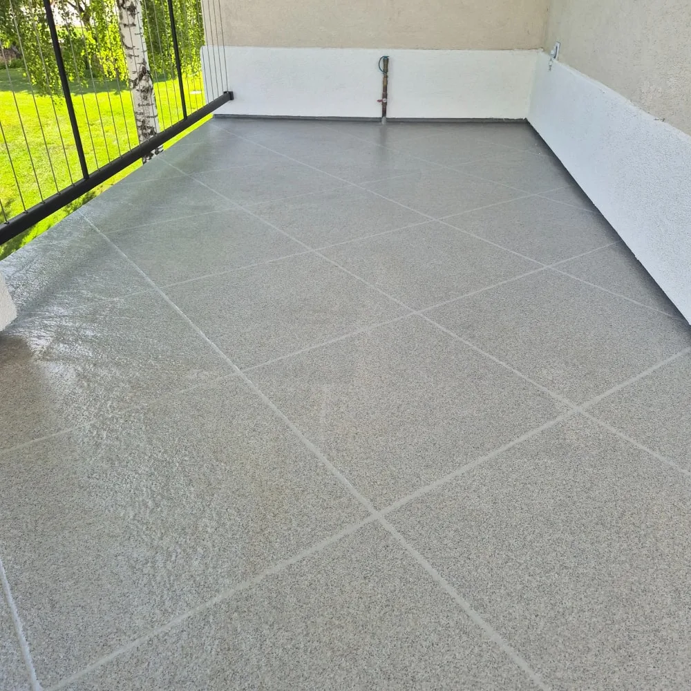 RESTEC FLEXITEC liquid roofing, balcony